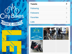 City Bikes Custom Twitter Profile